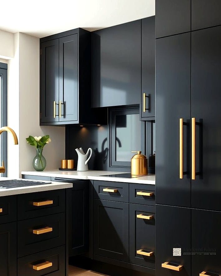 Matte Gold Pulls for Warmth Without Shine
