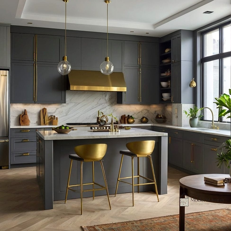 Matte Gray Cabinets for a Modern, Understated Vibe