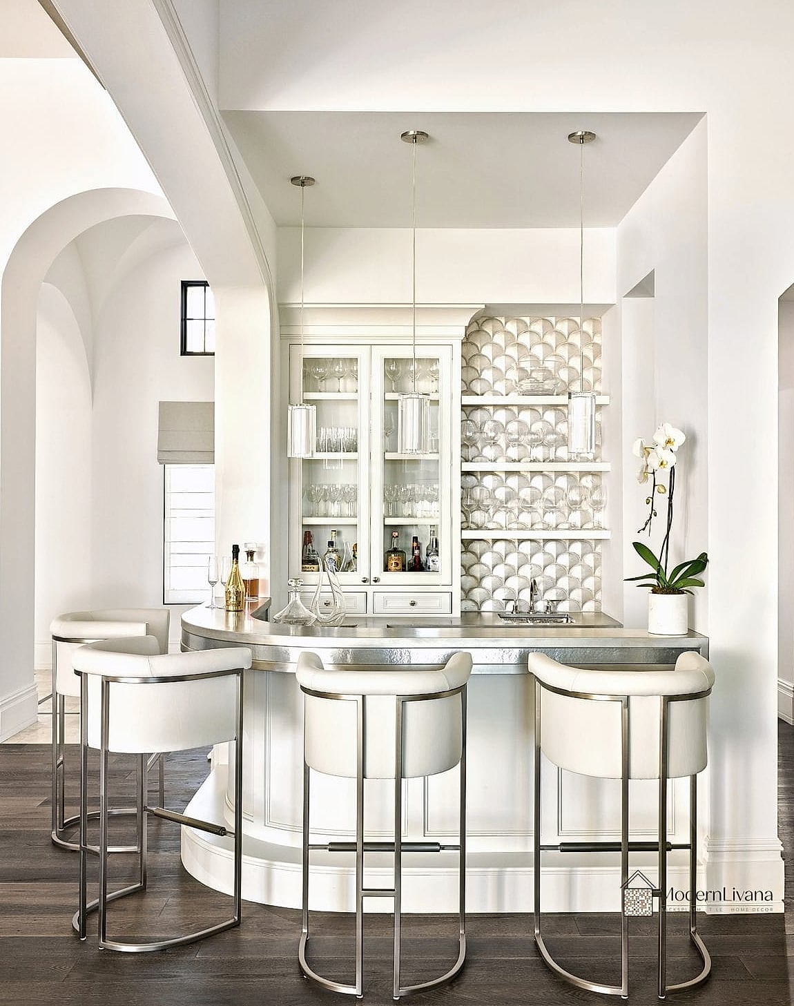Matte White Cabinet Finish