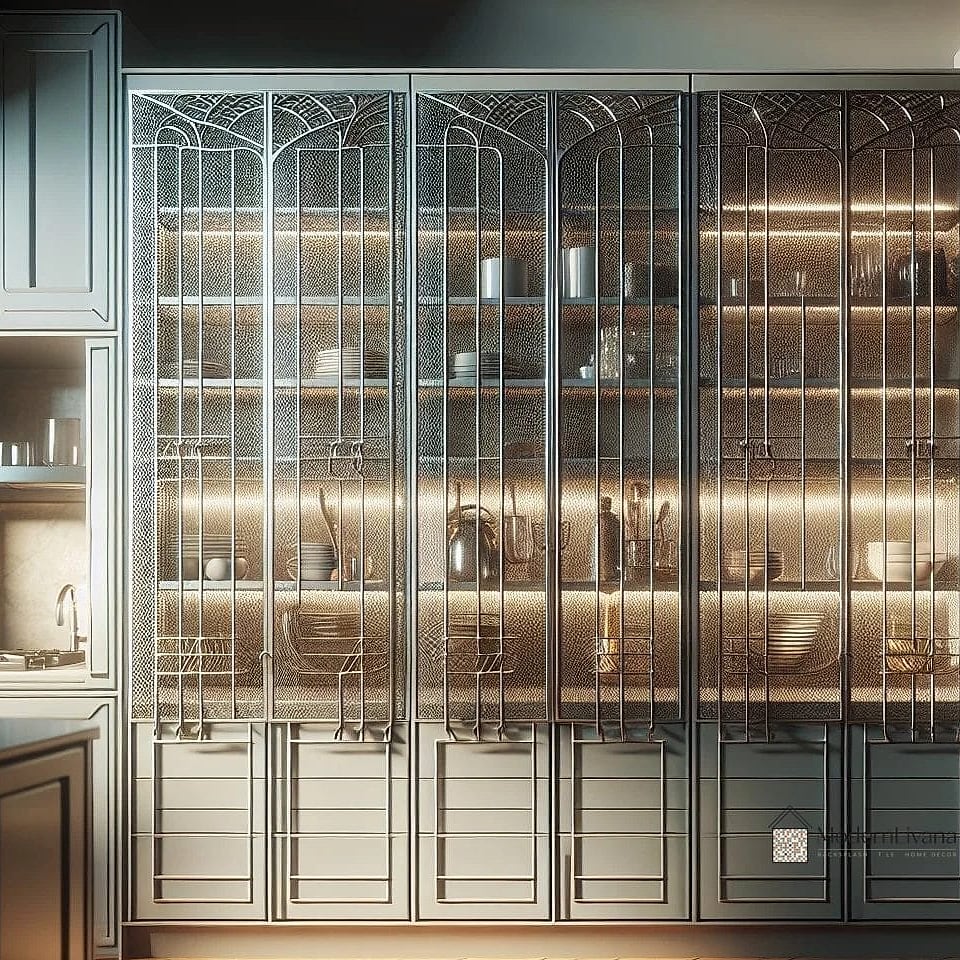 Metal Mesh Cabinet Inserts