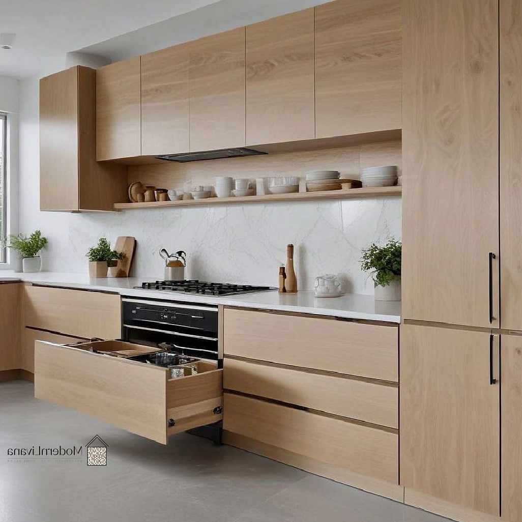 21 Modern Kitchen Ideas for Every Home Style and Budget 21 Minimalist Hardware-Free Cabinetry