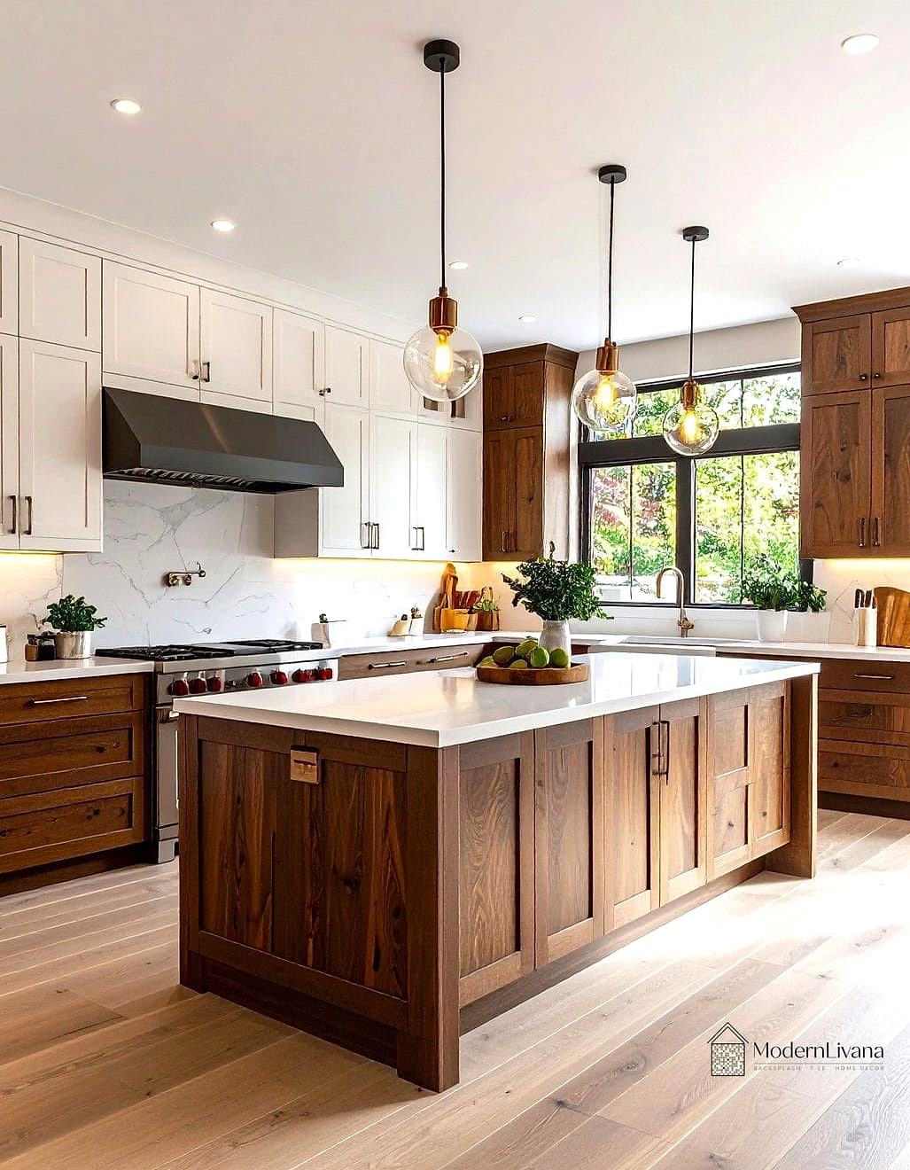 29 Kitchen Cabinet Ideas for Every Home Style and Budget 22 Mixed Material Cabinet Fronts