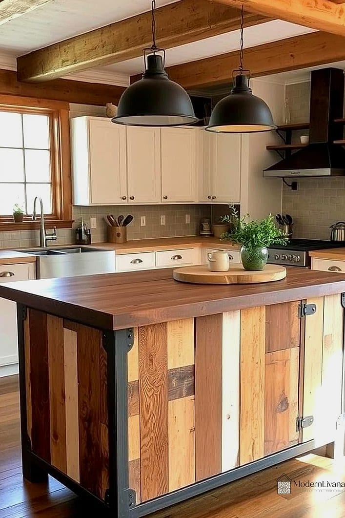 26 Kitchen Island Ideas You'll Want to Save Right Now 16 Mixed Metal Hardware and Fixtures
