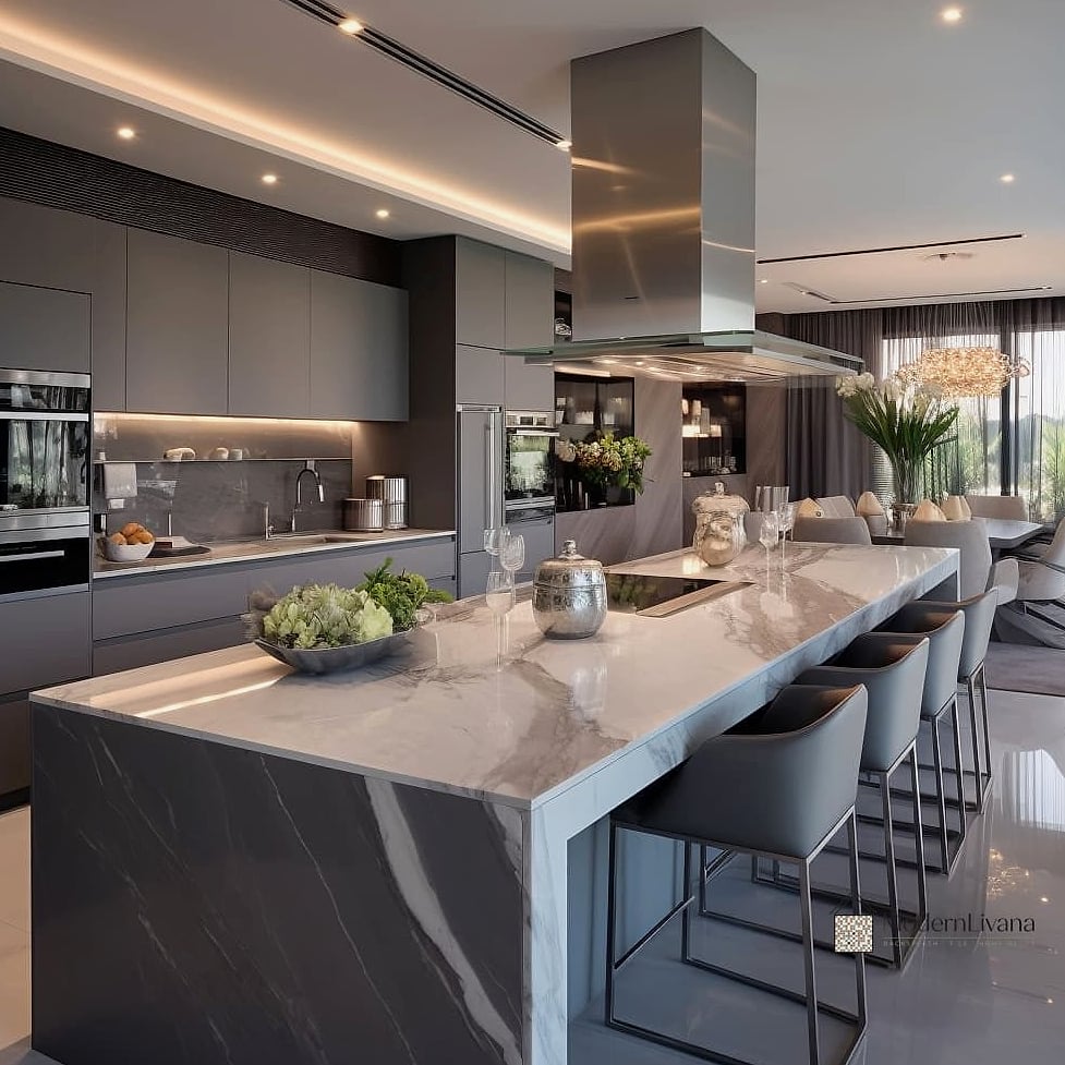 22 Modern Kitchen Ideas Worth Bookmarking Before You Renovate 20 Multi-Zone Task Lighting
