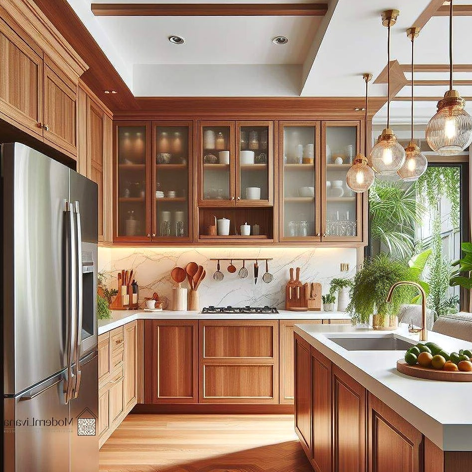 Natural Wood Tones for Warmth