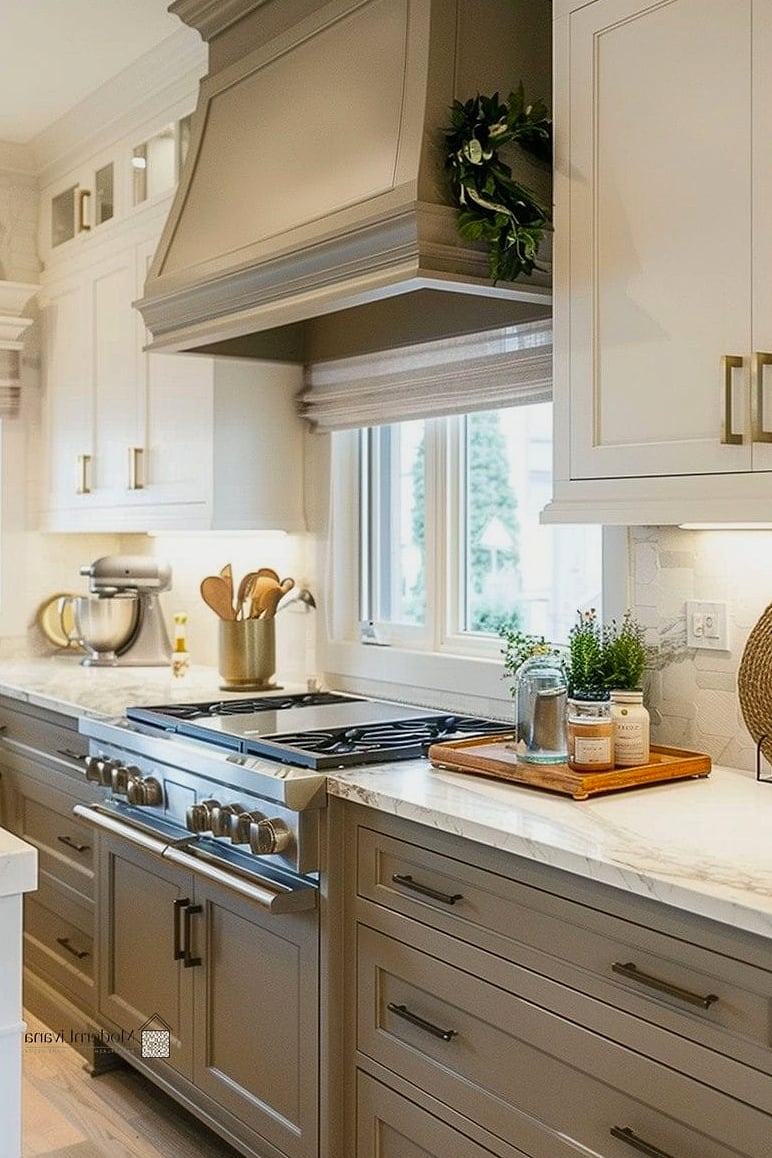26 Kitchen with Stainless Steel Appliances Cool Ideas You Haven't Seen Before 15 Neutral Color Palette with Layered Textures