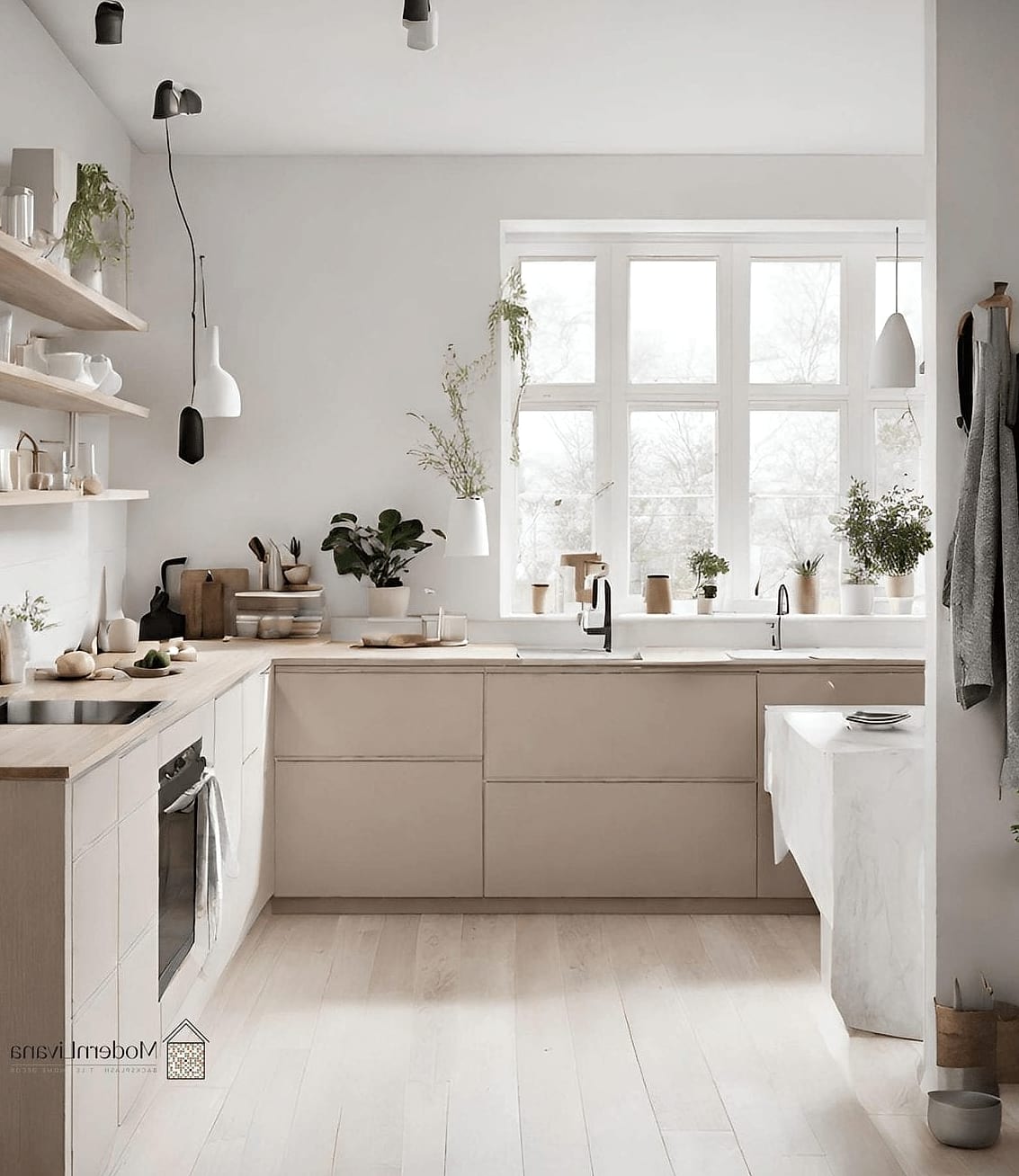 Neutral Linen Tea Towels and Textiles