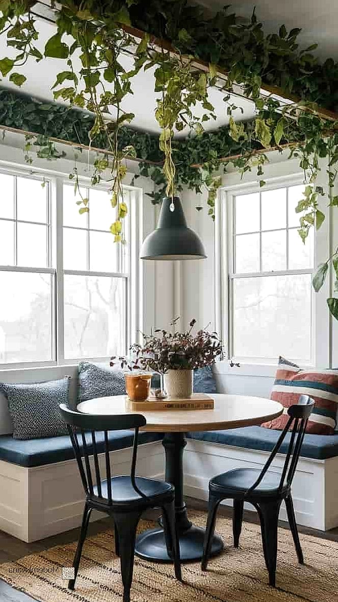 Nook with Greenery and Natural Light