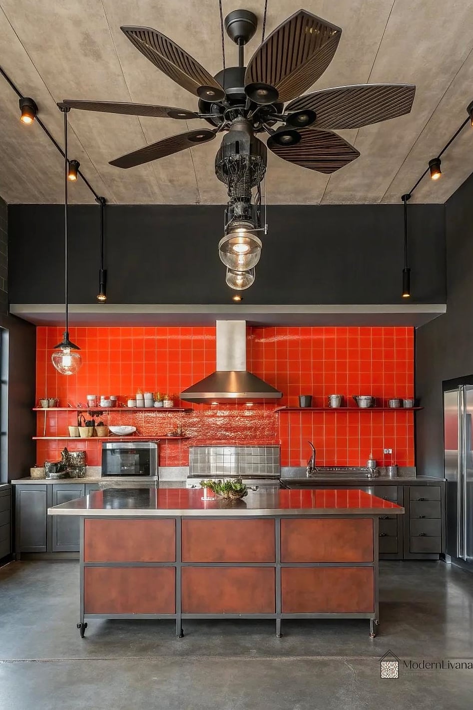 Open Ceiling Industrial Look