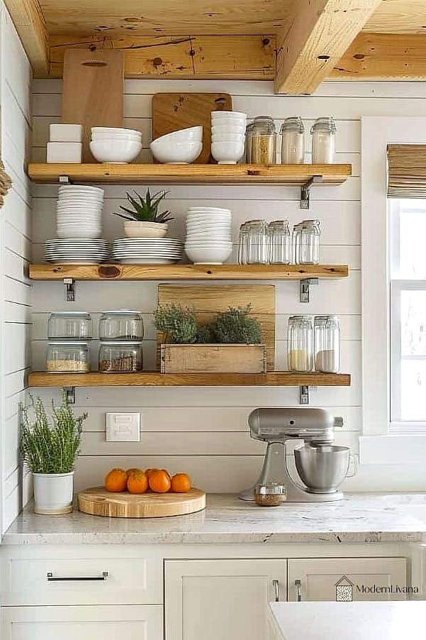 Open Shelving for Everyday Dishes