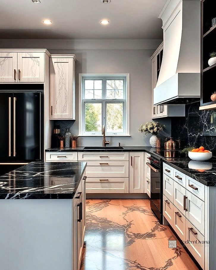 Pair With Marble-Look Countertops
