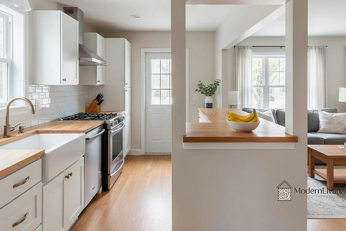 A Pass-Through Window Instead of a Full Wall Removal