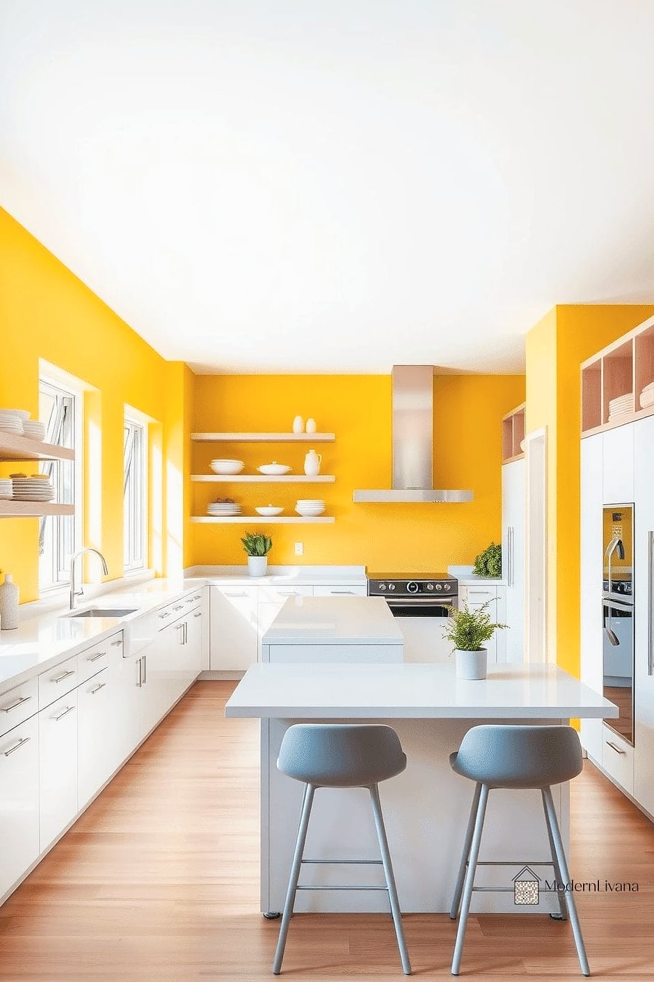 Pastel Yellow Walls