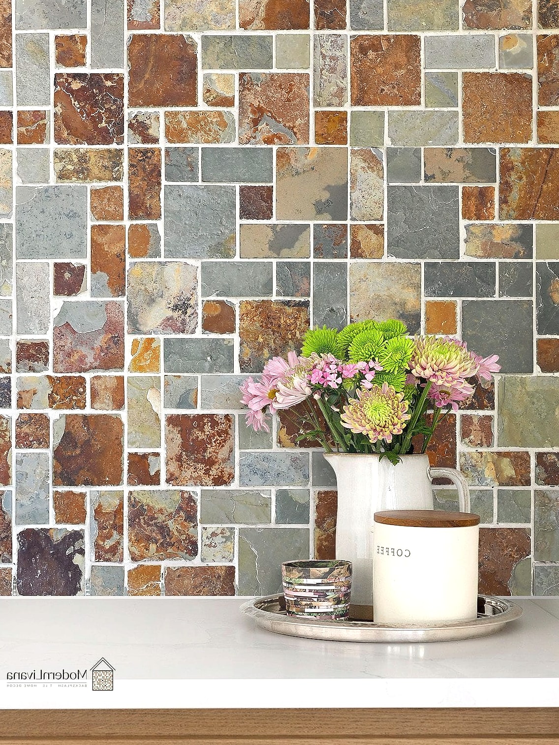 Peel-and-Stick Slate Look for Renters