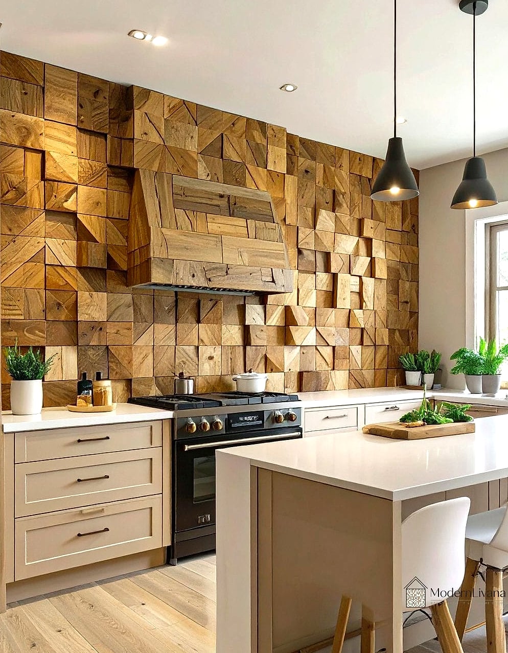 Playful Geometric Encaustic Tile