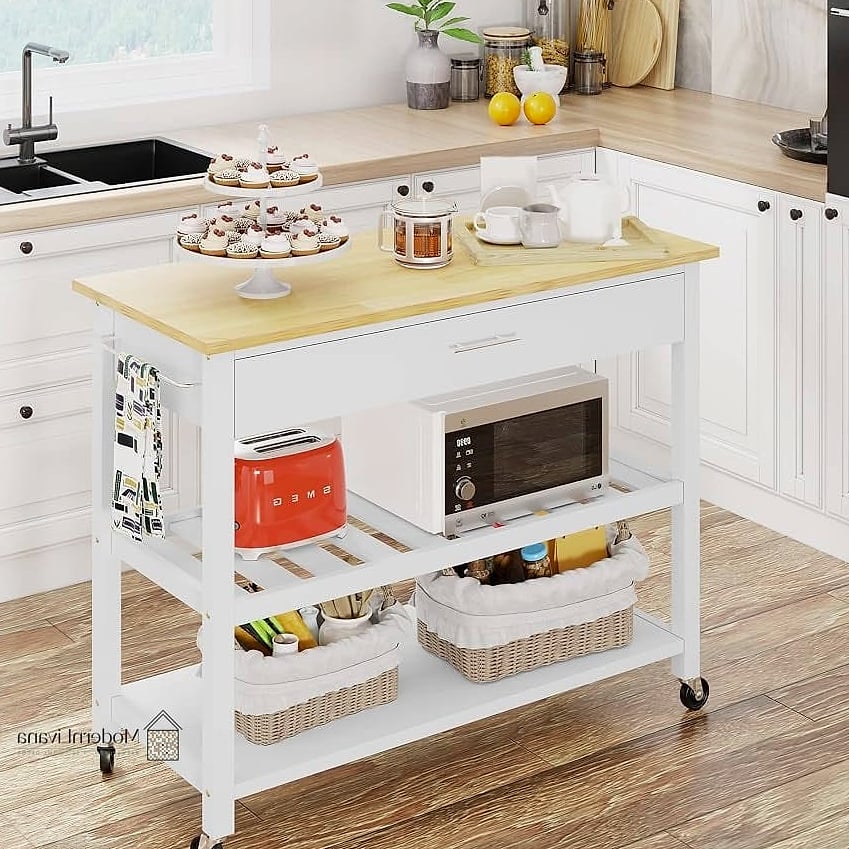 27 Kitchen Island Ideas for Every Home Style and Budget 27 Portable Butcher Block Island Table