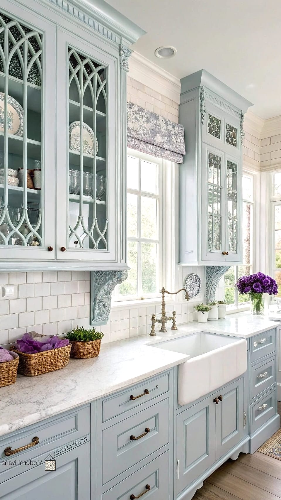 Powder Blue for a Vintage Vibe