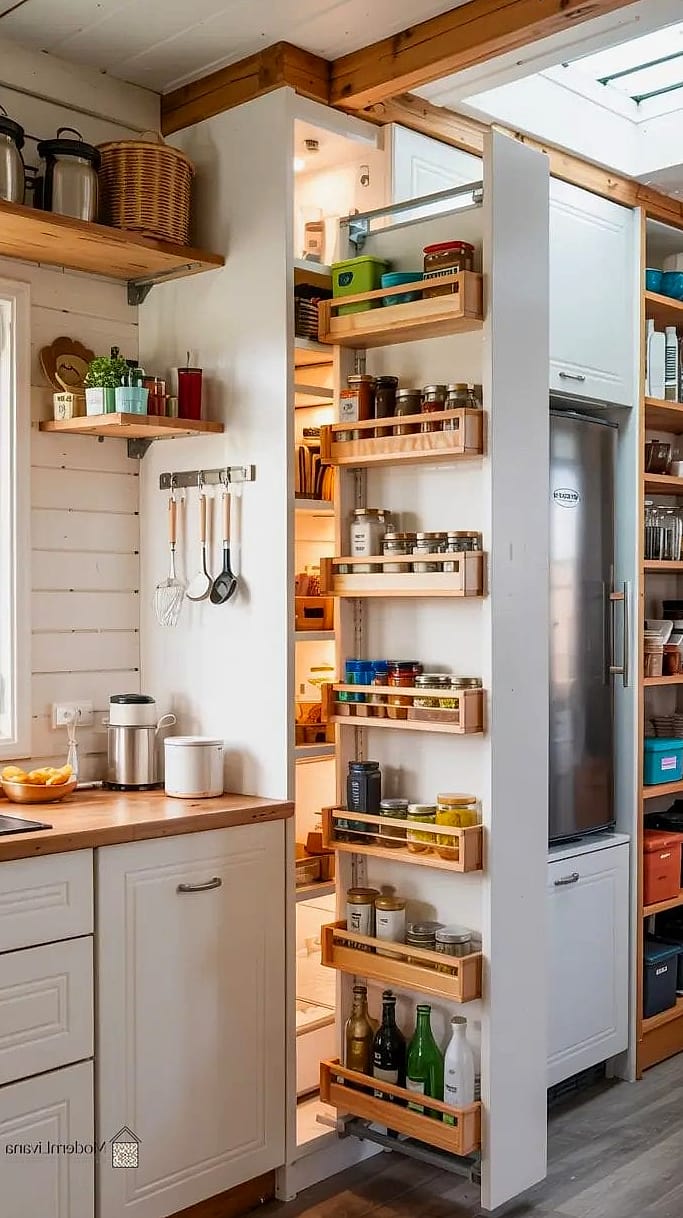 Pull-Out Pantry Cabinet