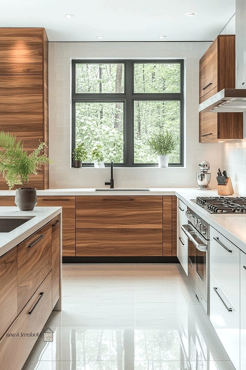 14 Minimalist Kitchen Ideas You Haven't Seen Before 4 Push-to-Open Cabinets With Zero Visible Hardware