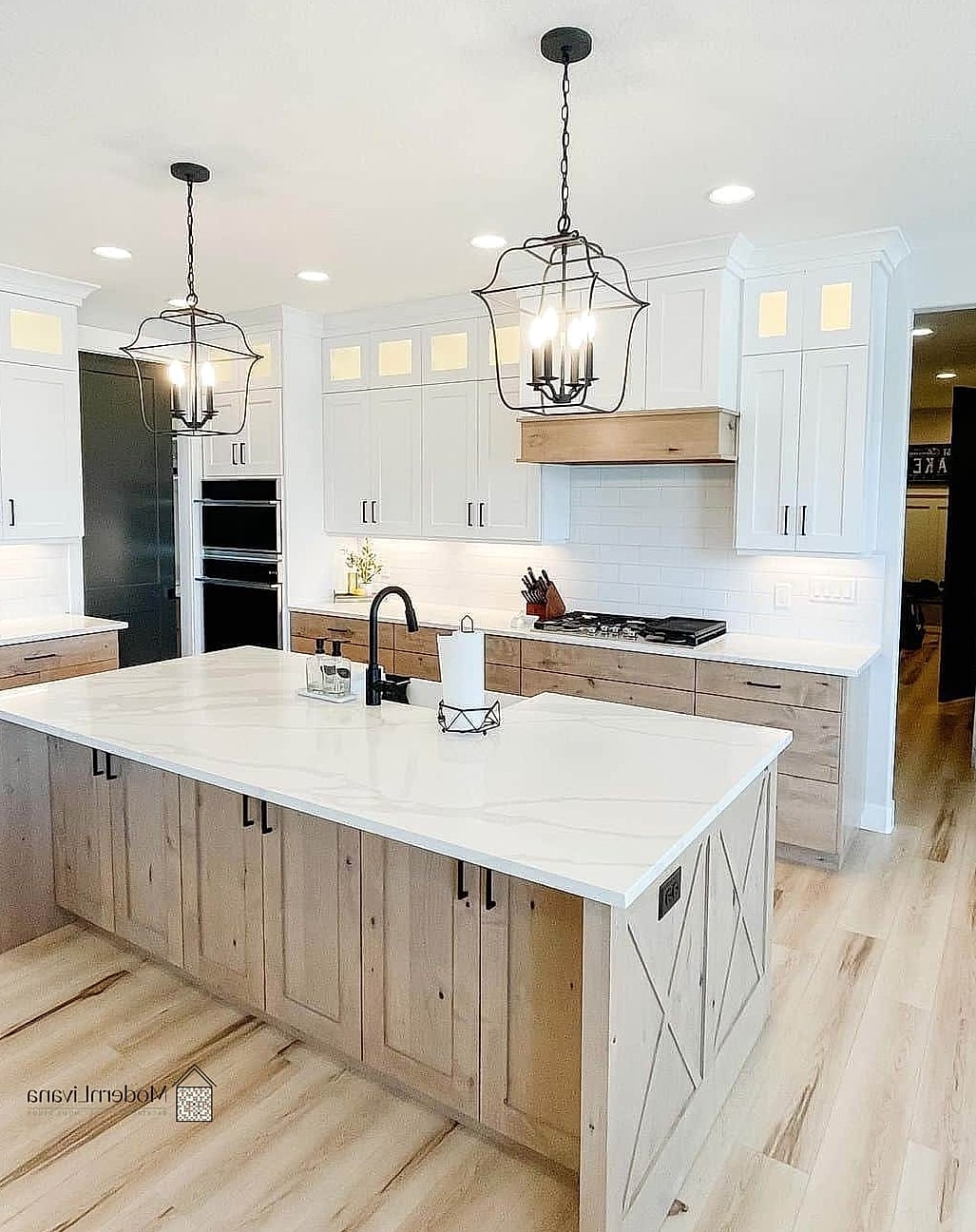 28 White Farmhouse Kitchen Ideas That Look Expensive But Aren't 4 Quartz Countertops with Subtle Veining