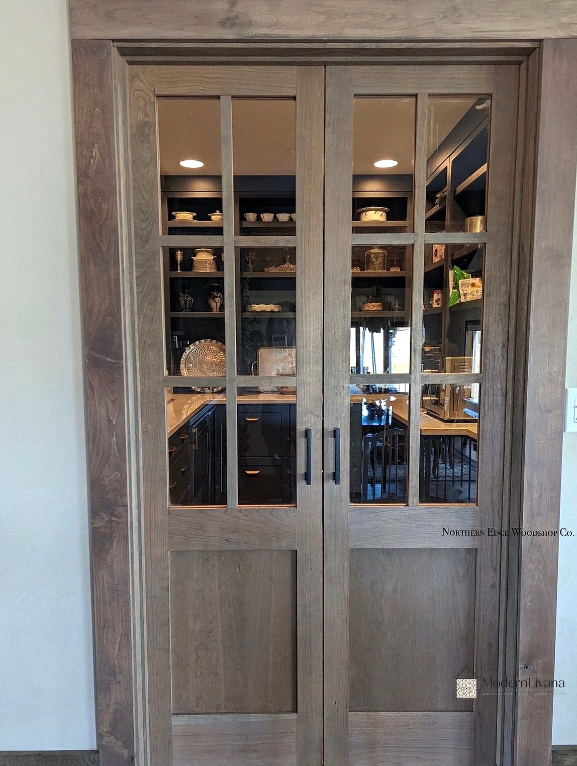 Raised Panel Pantry Doors