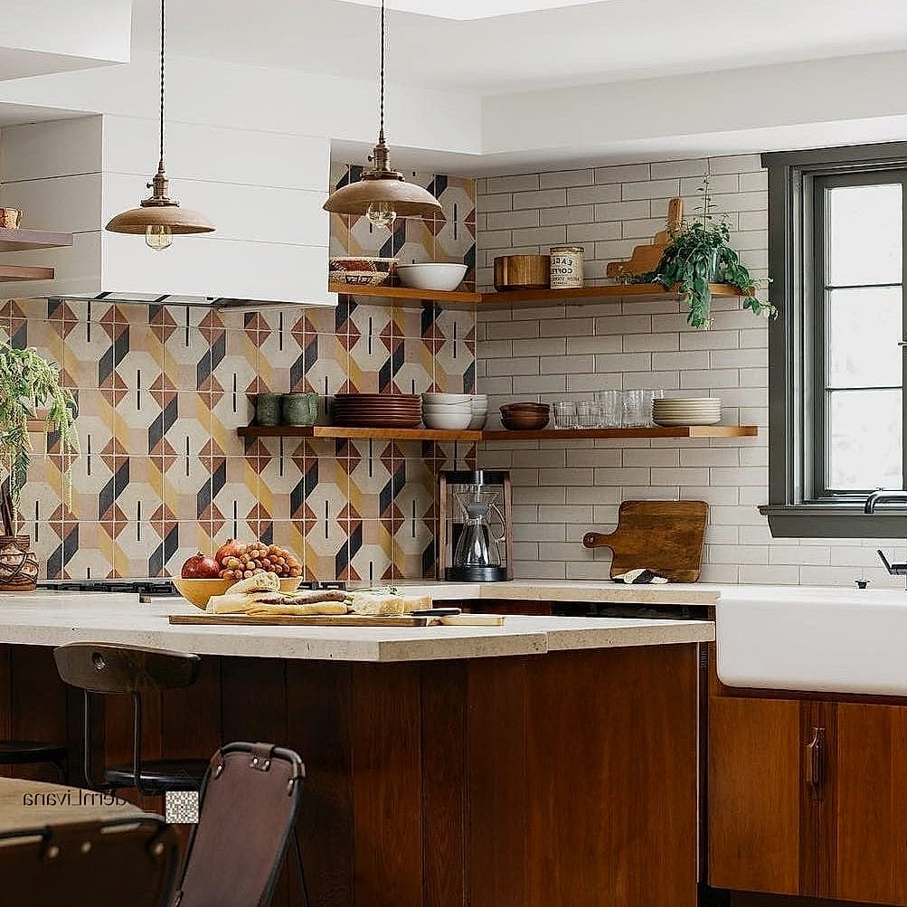 Reclaimed or Vintage-Look Tile with Visible Wear