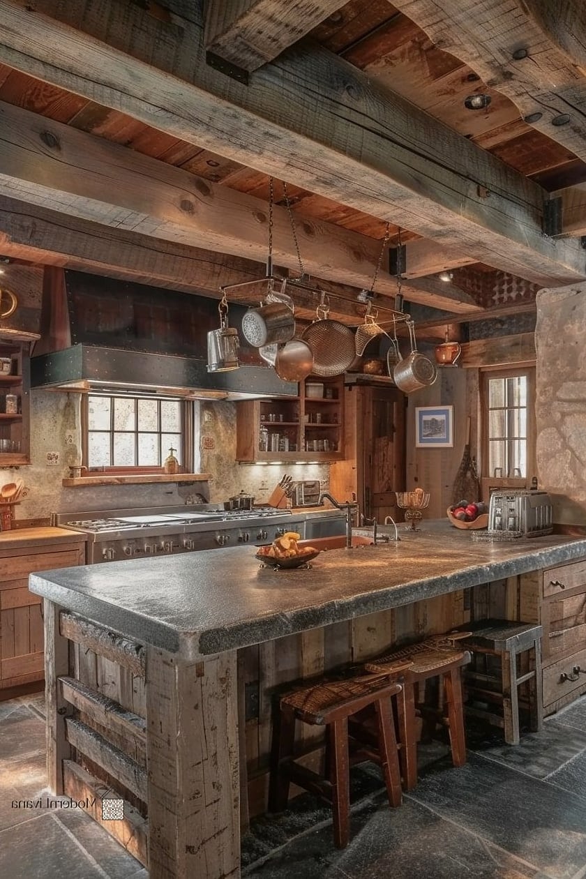 Reclaimed Wood Range Hood
