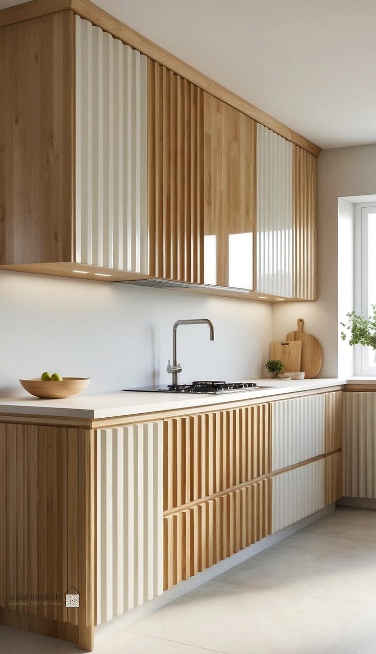 29 Kitchen Cabinet Ideas for Every Home Style and Budget 17 Reeded or Fluted Cabinet Fronts