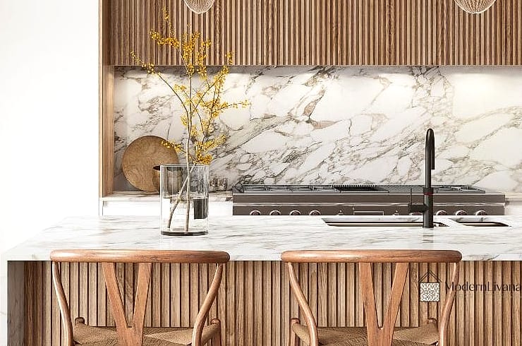 27 Minimalist Kitchen Ideas You Haven't Seen Before 16 Reeded or Fluted Cabinet Fronts
