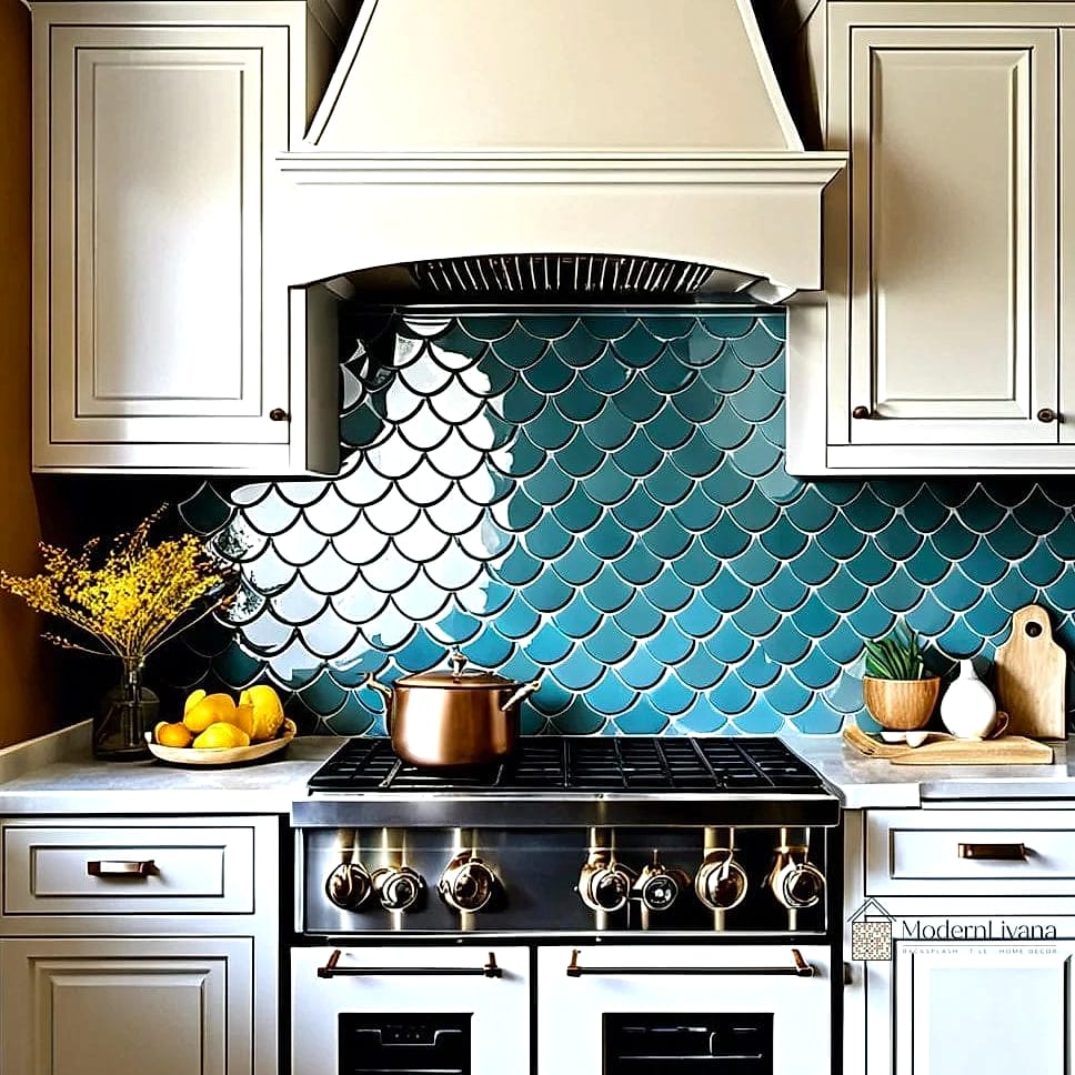 Scalloped Fish Scale Tile
