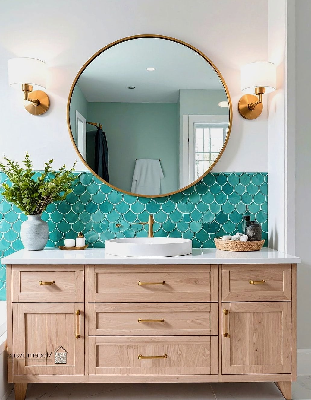 Scalloped Fish Scale Tile