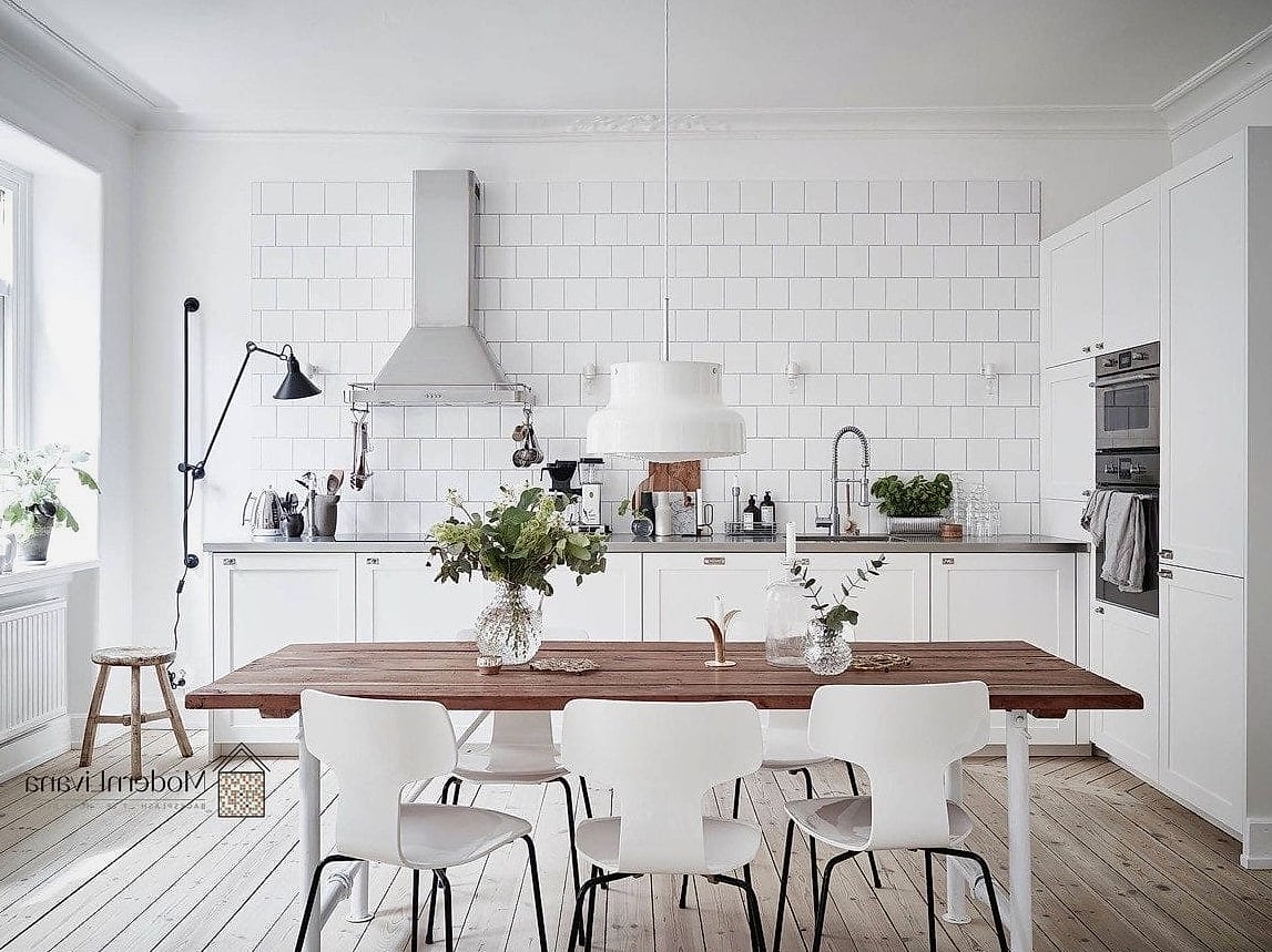 Scandinavian-Inspired White Kitchen