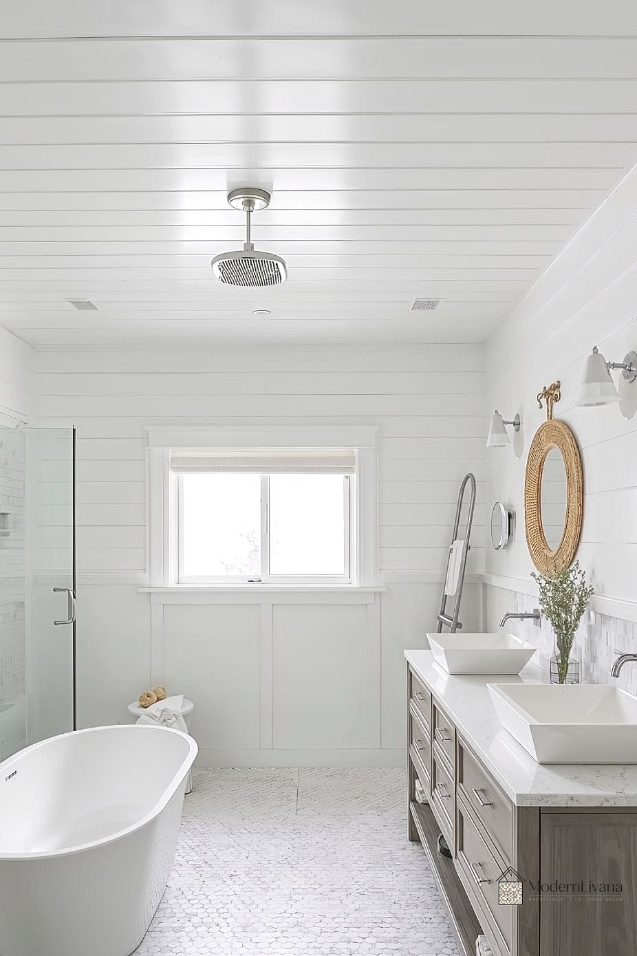 Shiplap Ceiling Detail