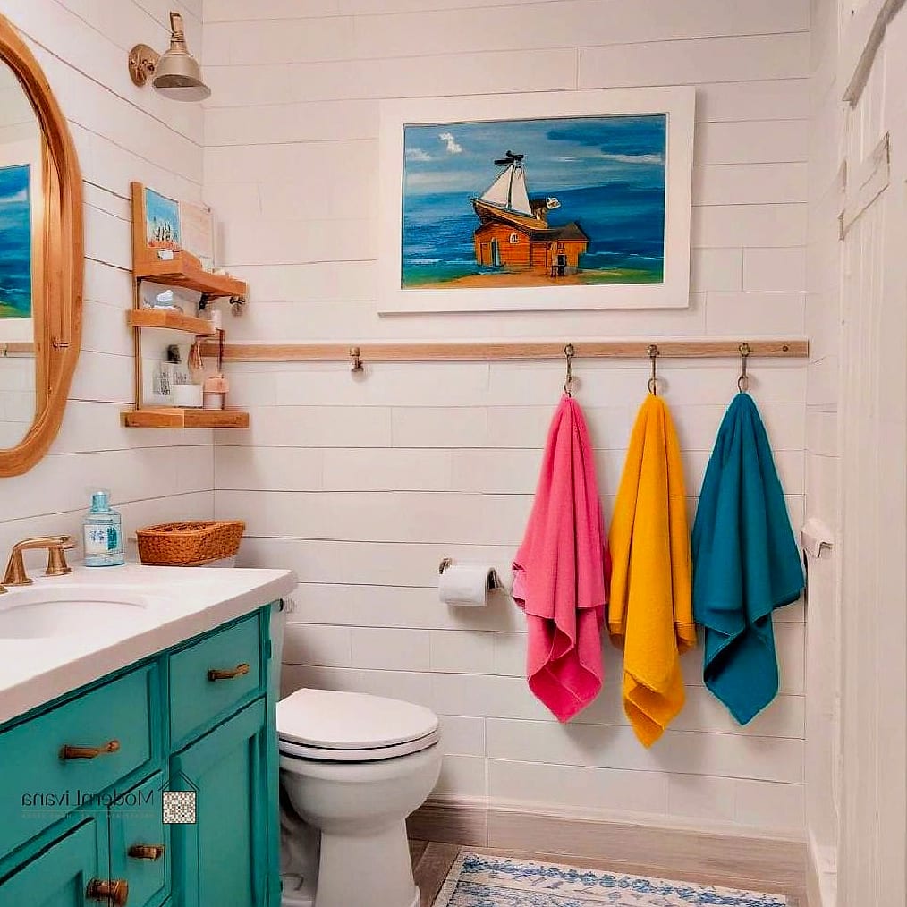Shiplap in a Kids' Bathroom