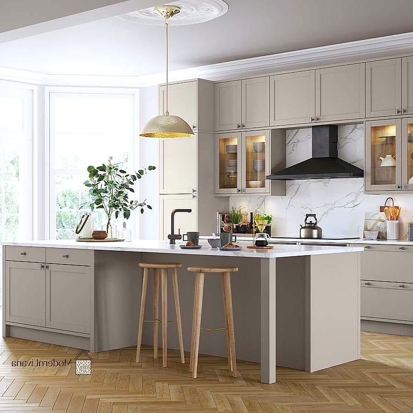 Skinny Shaker Cabinets
