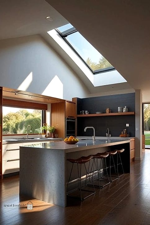 Skylights or Larger Windows for Natural Light