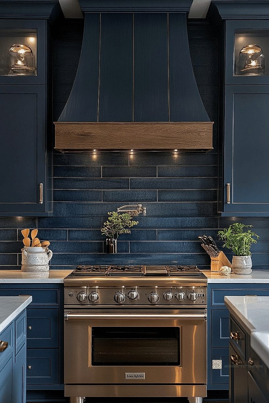 Slate Blue Matte Tile