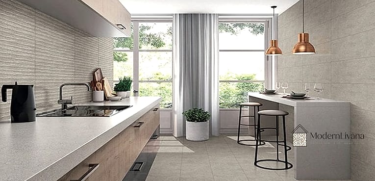 Small-Format Penny Tile on Floors