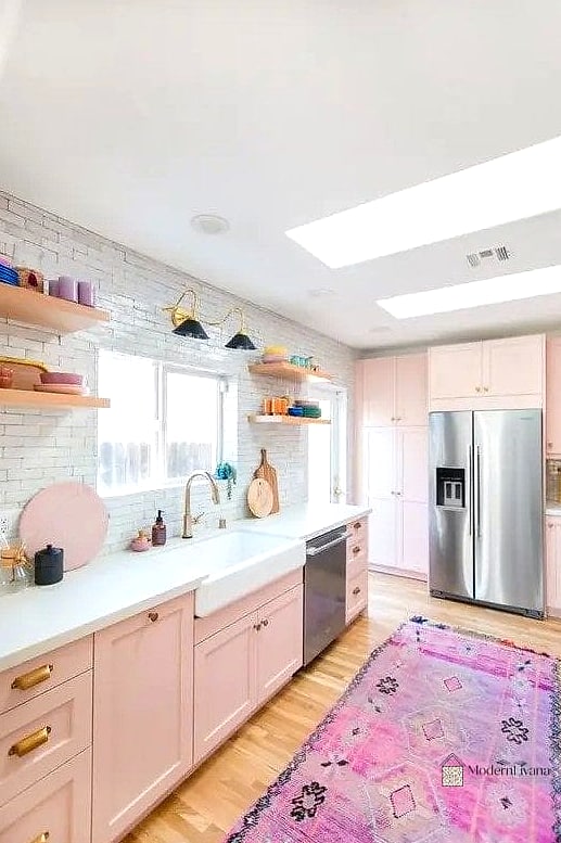 Soft Blush Pink Tile