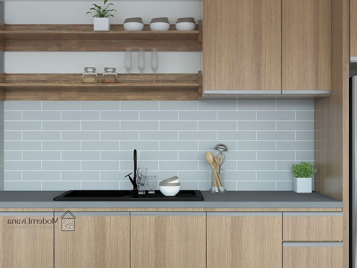 Soft Gray Subway Tile