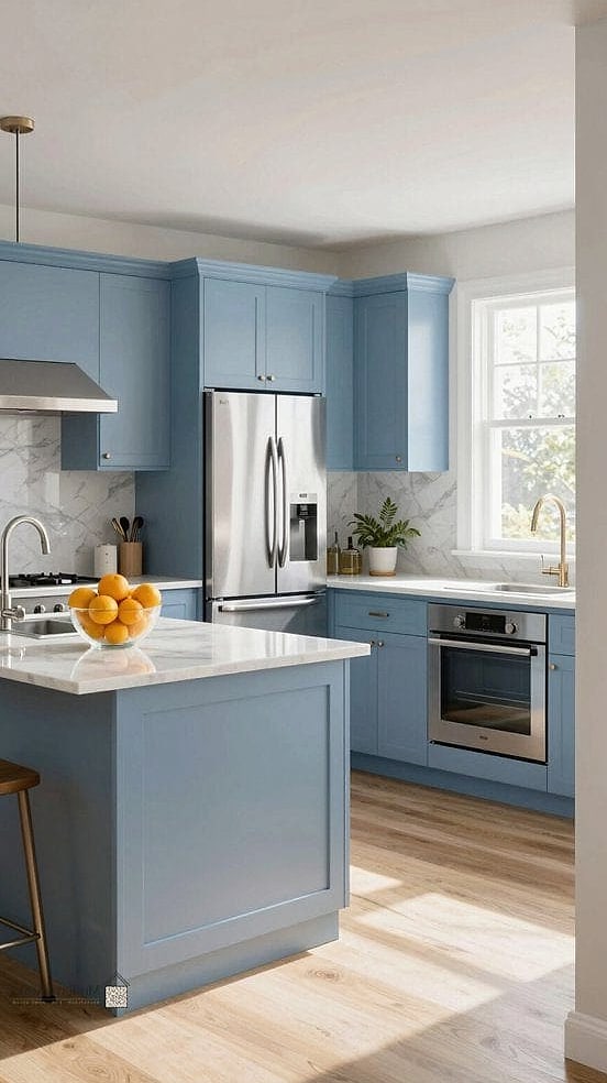 Soft Sky Blue for a Coastal Feel
