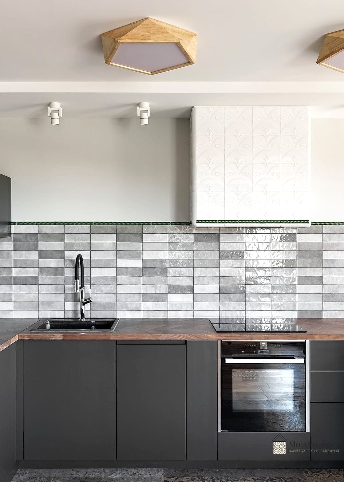 Stacked Subway Tile