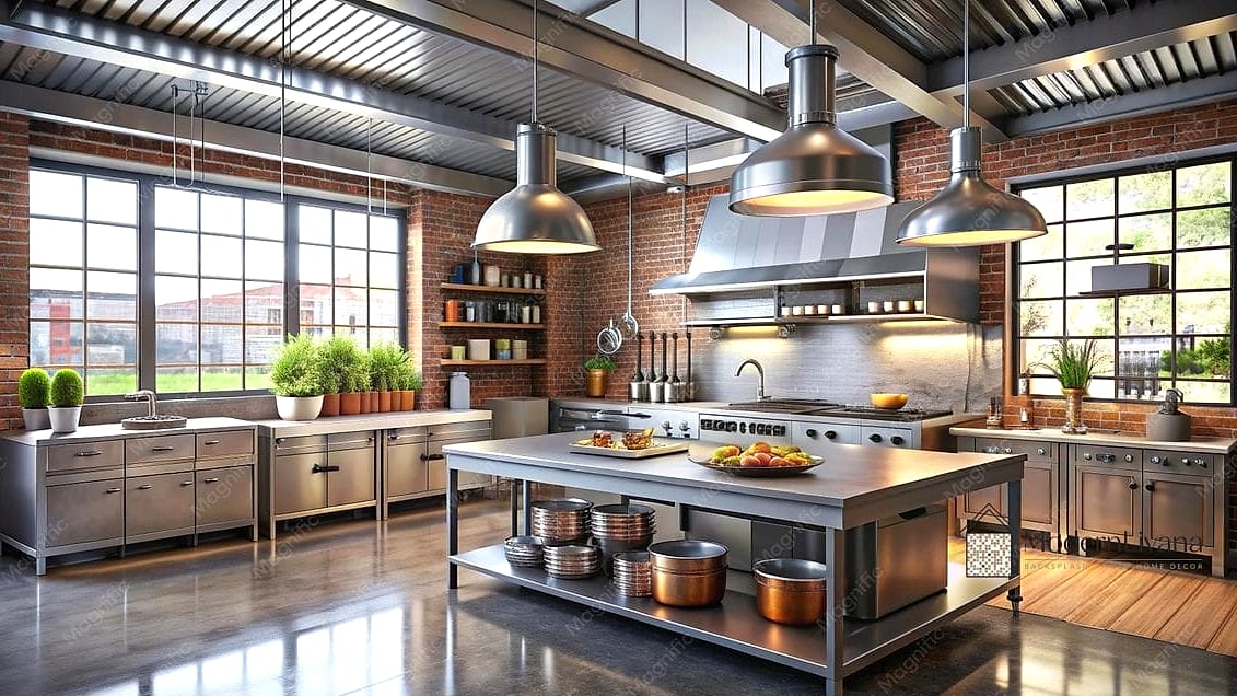 26 Industrial Style Kitchen Ideas From Homes We Absolutely Love 10 Stainless Steel Appliances