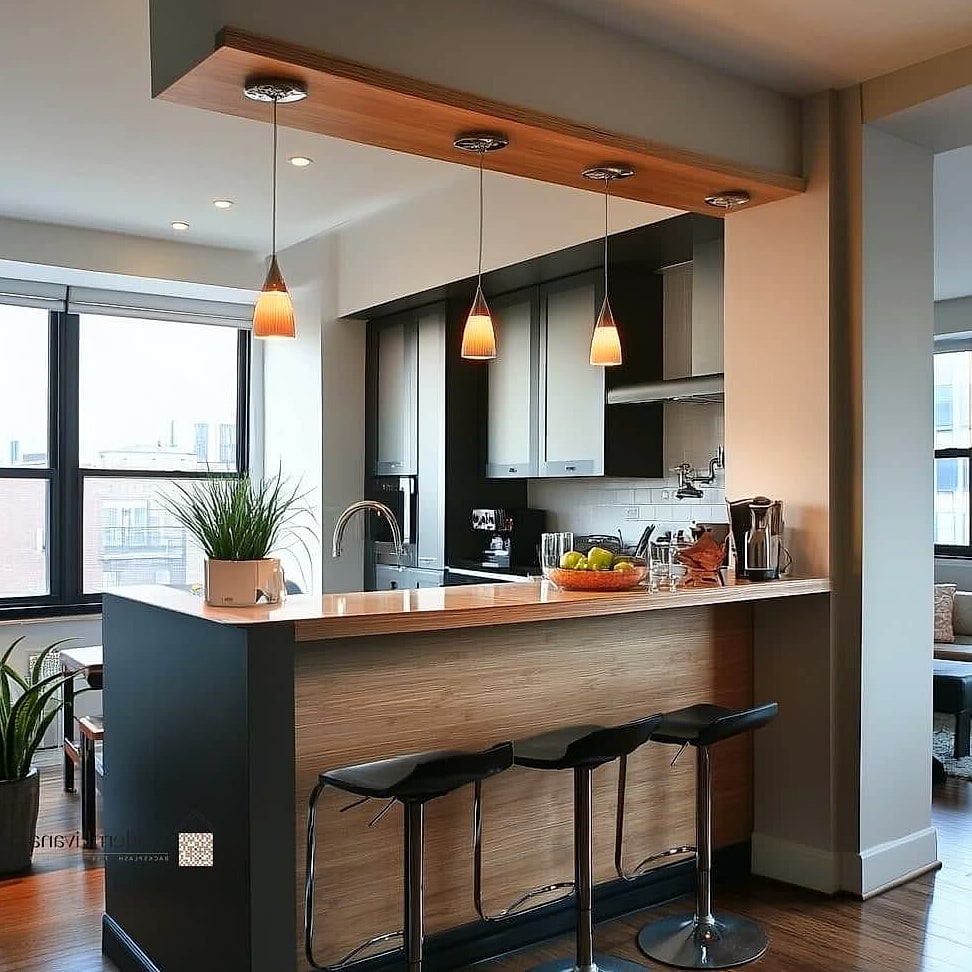 Style Open Counters with a Few Curated Objects