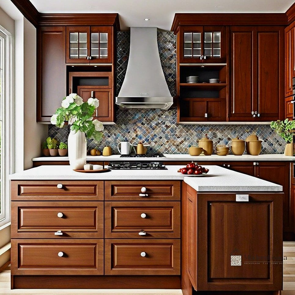 Terracotta Tile Backsplash