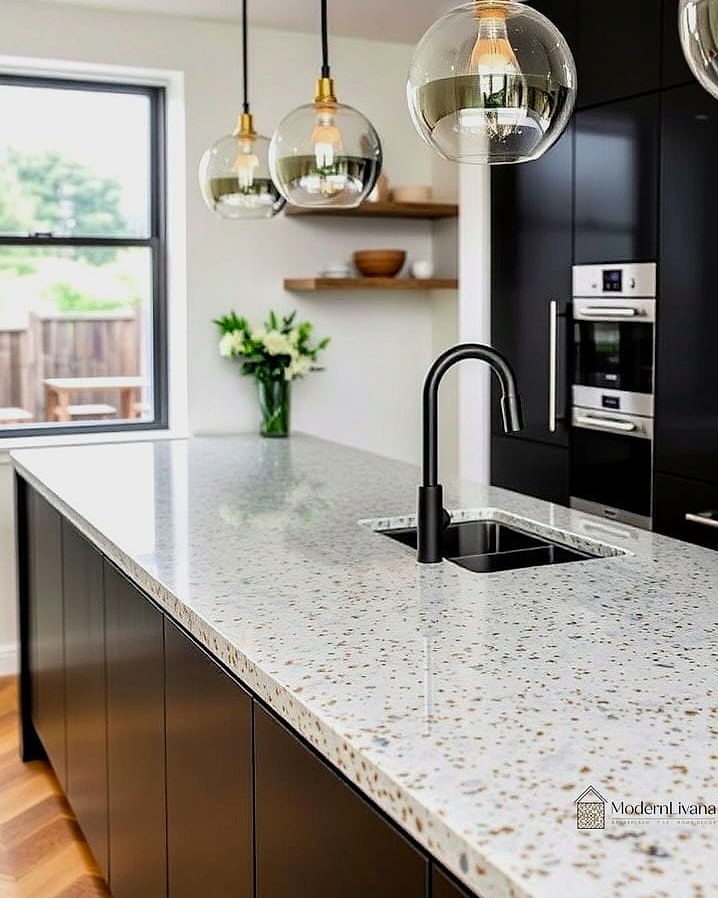 Terrazzo Countertops and Backsplashes
