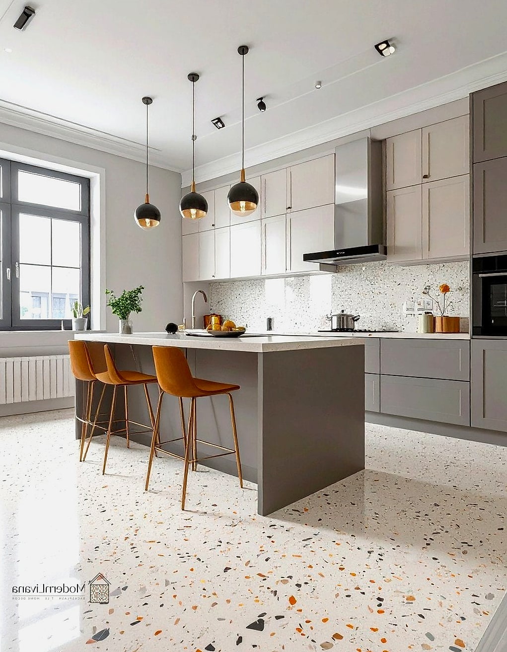 Terrazzo-Inspired Flooring