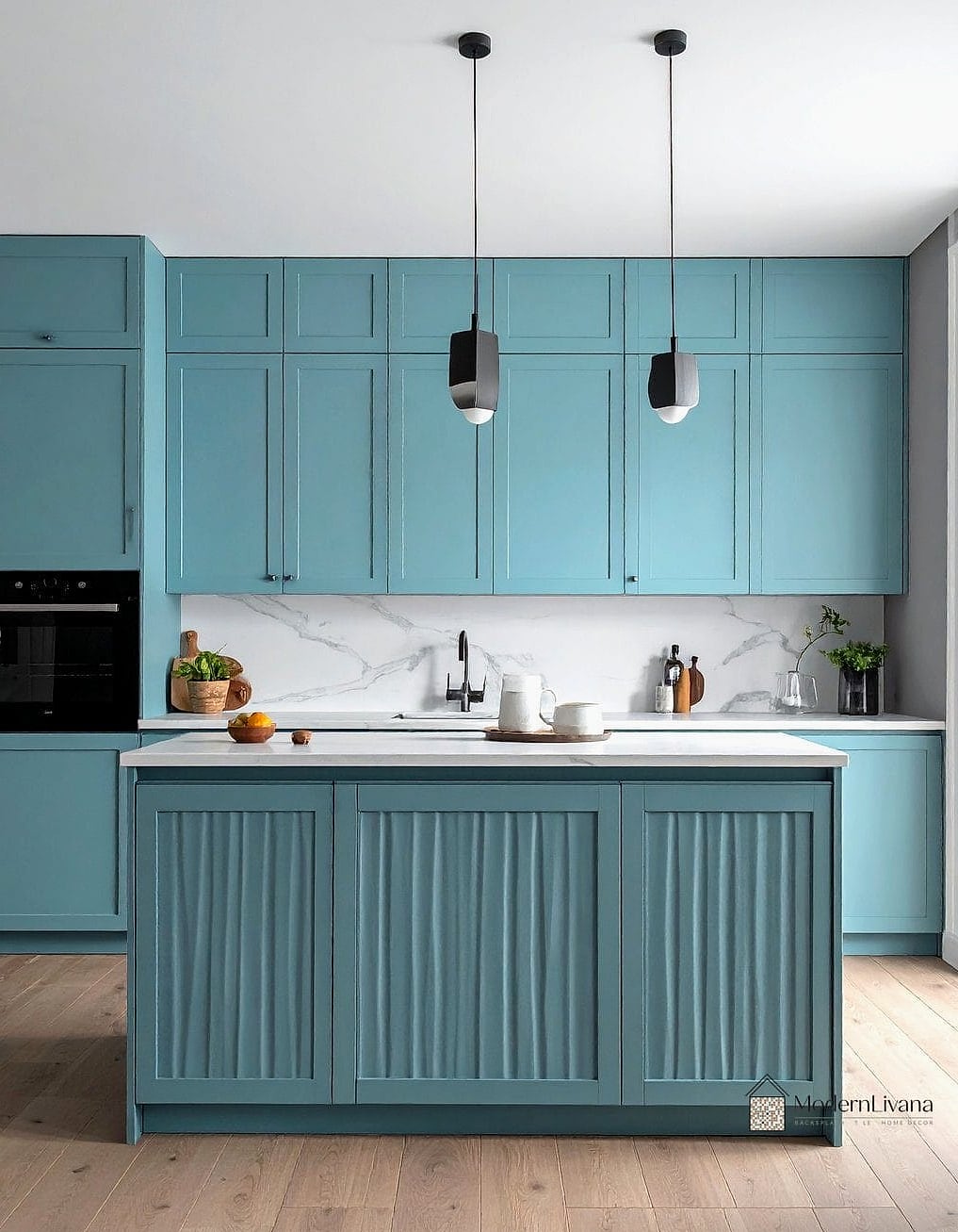 30 Kitchen Cabinet Ideas That Are Absolutely Worth It 24 Textured Cabinet Fronts Like Wood Slats or Ribbed Detailing