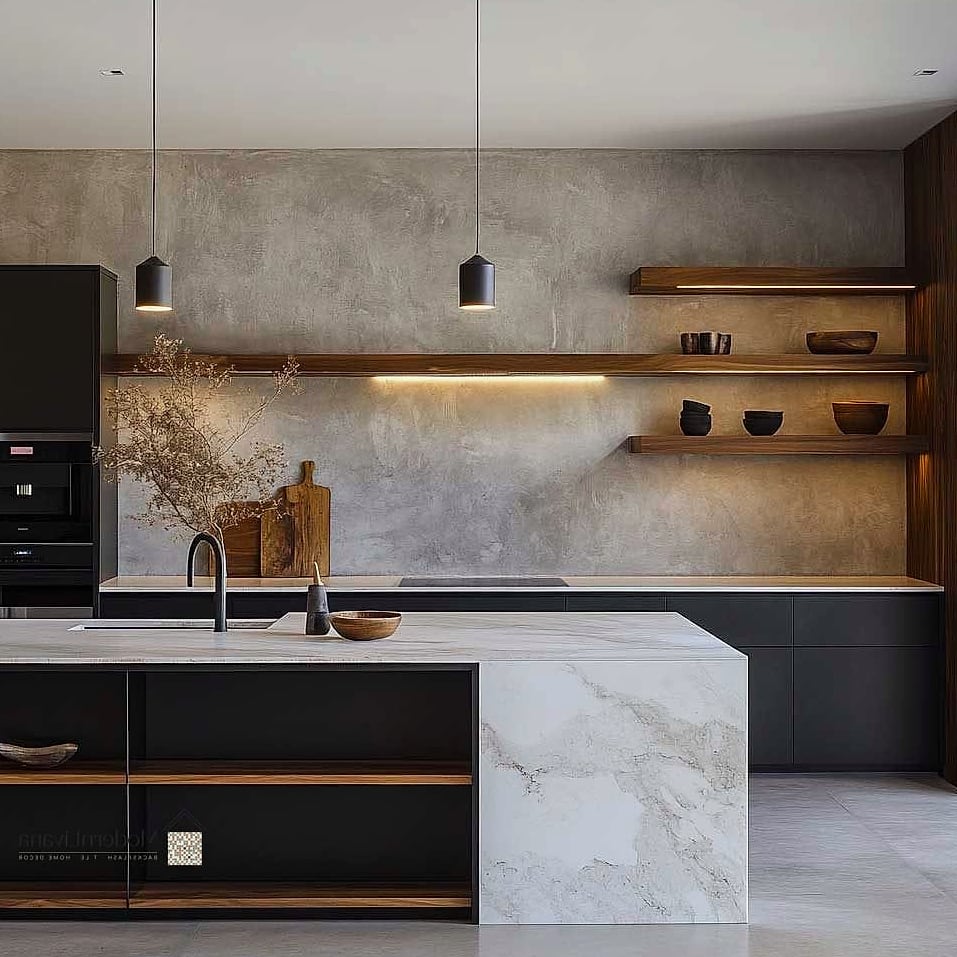 Textured Plaster Walls or Hood Surrounds