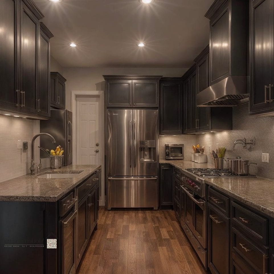 Try a Black Stainless Range as the Anchor